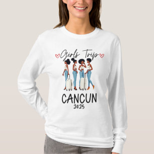 Camiseta Fin de semana de mujeres en Cancún México Vacacion
