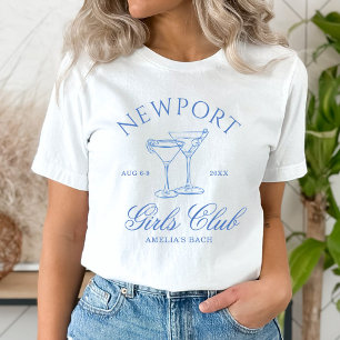 Camiseta Fin de semana de soltera en la costa Club de chica
