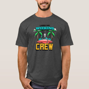 Camiseta Fin de semana del Día del Trabajo Tripulación Esqu