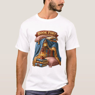 Camiseta Fin de semana en fuerte de libros estética acogedo