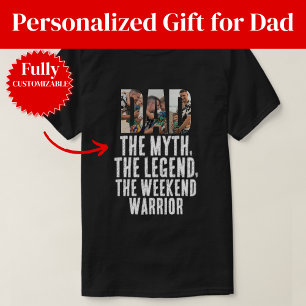 Camiseta Fin de semana guerrero mito leyenda papá