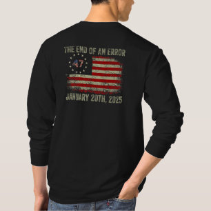 Camiseta Fin de una Inauguración del 20 de enero de 2025 co