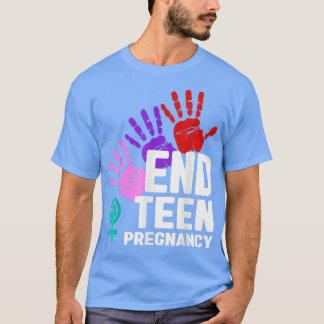 Camiseta Fin del embarazo adolescentePrevención del emba
