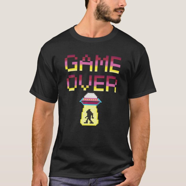 Camiseta Fin del juego, gran pie, secuestro de extranjeros (Anverso)