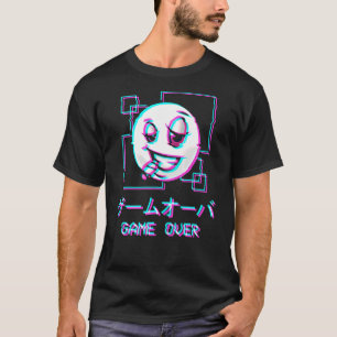 Camiseta Fin del juego japonés de moda estética de vaporwav