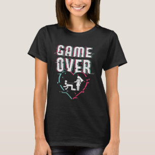 Camiseta Fin del juego - Novia divertida y bachillerato del