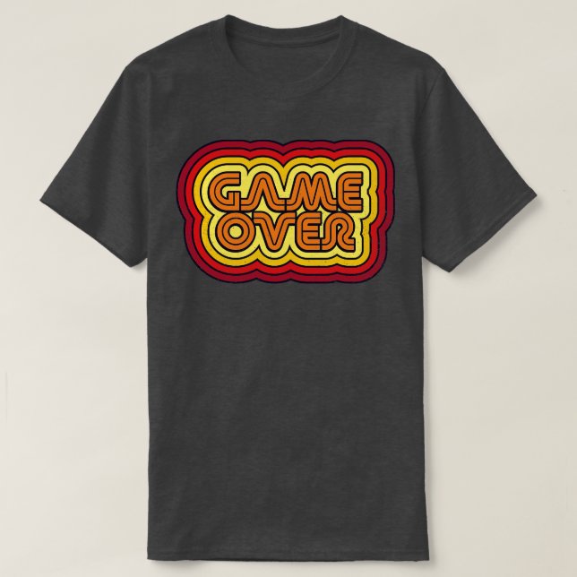 Camiseta Fin del juego retro (Diseño del anverso)