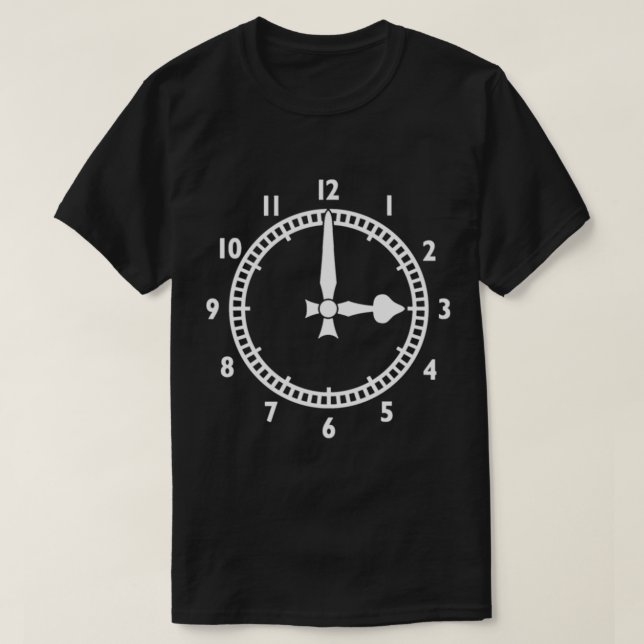 Camiseta Fin del reloj de alta resolución (Diseño del anverso)