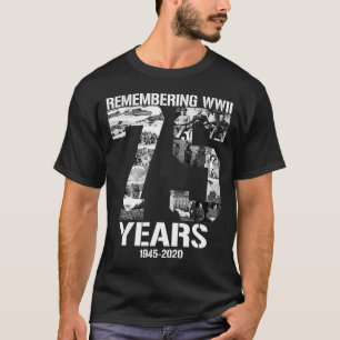 Camiseta Fin del ww2 75 aniversario 1945 2020 Ve Vj D T