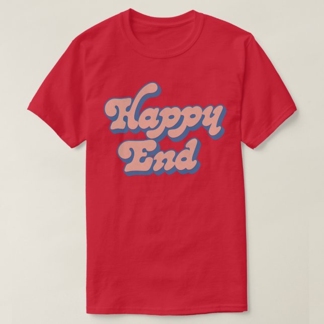 Camiseta Fin feliz (Diseño del anverso)
