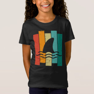 Camiseta Fin retro vintage de tiburón
