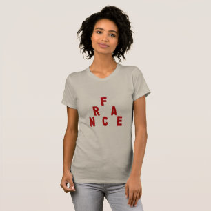 Camiseta fina de color crema para mujeres