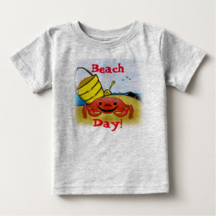Camiseta fina de Jersey Beach Day Baby