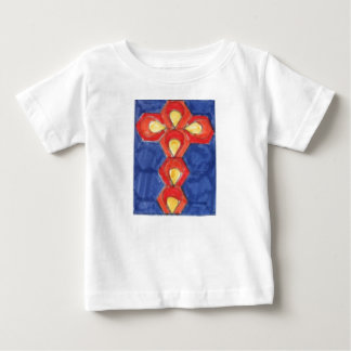Camiseta fina de Jersey de Cross Motif Toddler