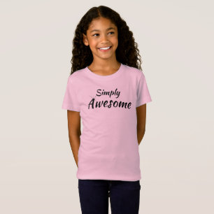 Camiseta fina de Jersey del chica