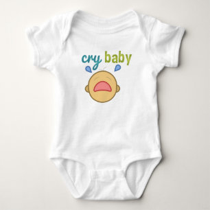 Camiseta fina de Jersey para bebés llorando