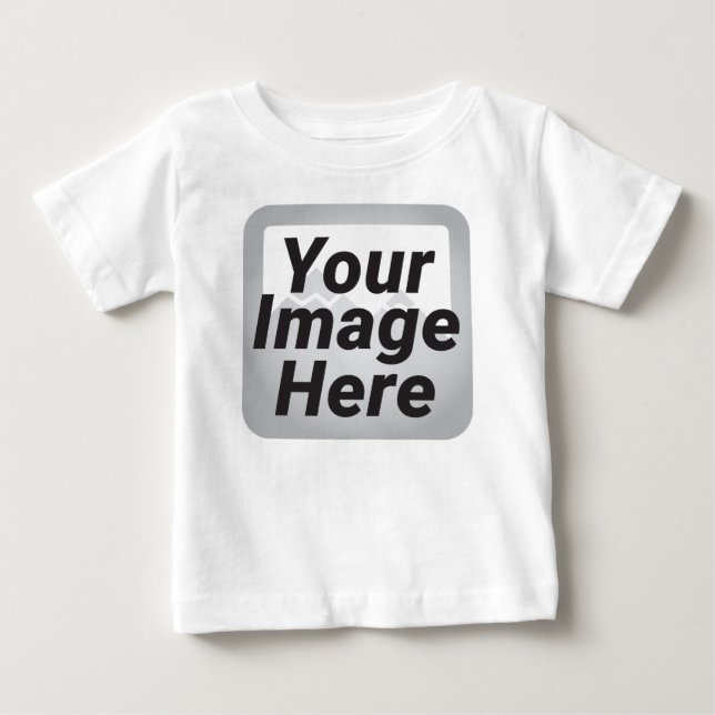 Camiseta fina del jersey del bebé (Anverso)