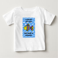 CAMISETA FINA DEL JERSEY DEL NIÑO DE LOS PESCADOS