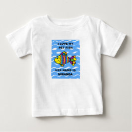 CAMISETA FINA DEL JERSEY DEL NIÑO DE LOS PESCADOS