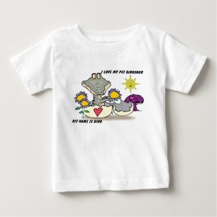 CAMISETA FINA DEL JERSEY DEL NIÑO DEL DINOSAURIO