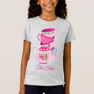 Camiseta fina para Chicas del tiempo del té