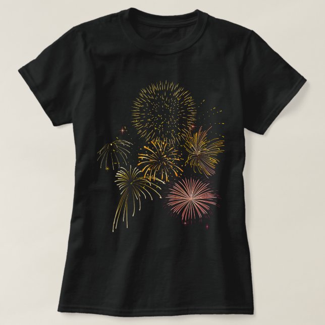 Camiseta Final de fuegos artificiales (Diseño del anverso)