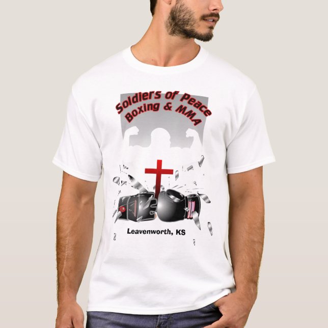 Camiseta Final de SolidersOfPeaceBoxing, Leavenworth, KS (Anverso)