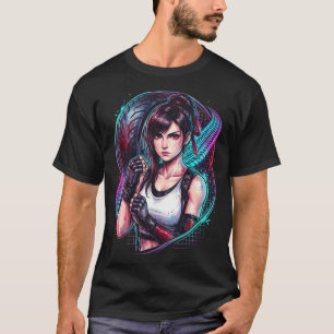 Camiseta Final Fantasy VII Tifa Lockhart Renacimiento Impre