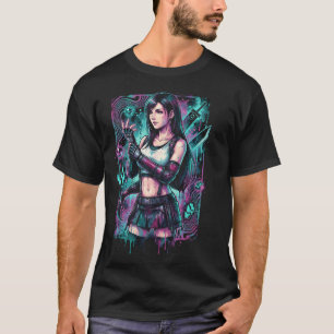 Camiseta Final Fantasy VII Tifa Lockhart Renacimiento Impre