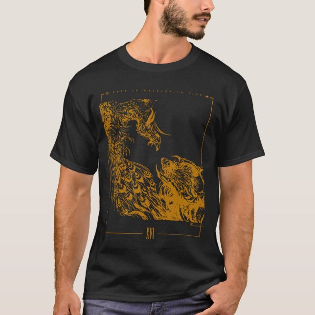 Camiseta FINAL FANTASY XVI DESTINO divertido (Anverso)