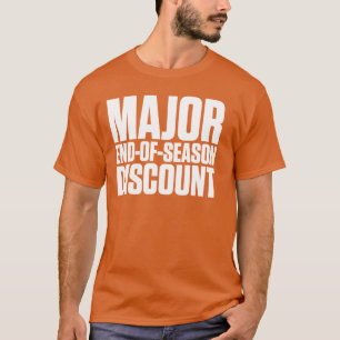 Camiseta Finales importante del descuento de la estación
