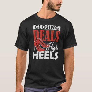 Camiseta Finalización de acuerdos en alto tacón