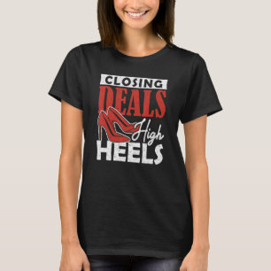 Camiseta Finalización de acuerdos en alto tacón