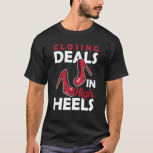 Camiseta Finalización de acuerdos en alto tacón