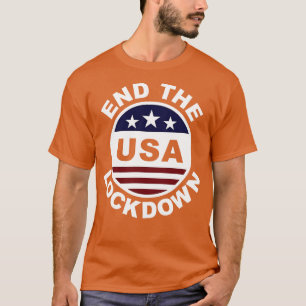 Camiseta Finalización de la limpieza de bloqueo de USA 2020