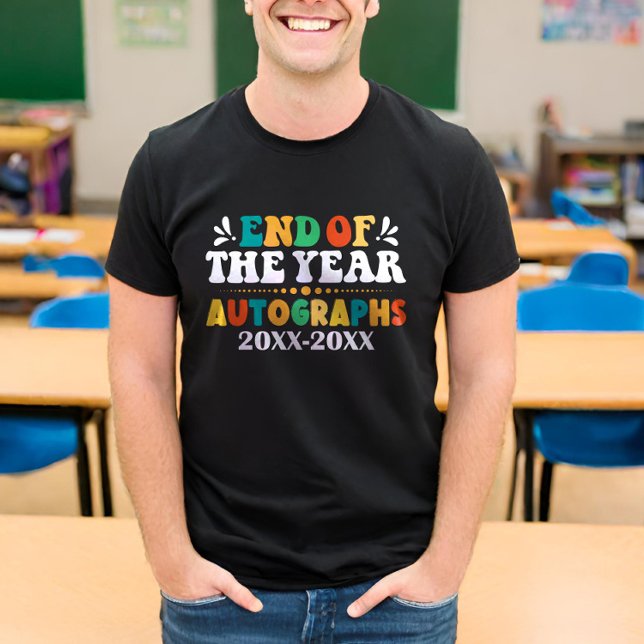 Camiseta Finalización De Las Autografías Del Año Personaliz (Subido por el creador)