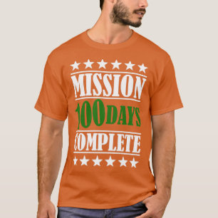 Camiseta Finalización del mejor 100 día de misión militar e