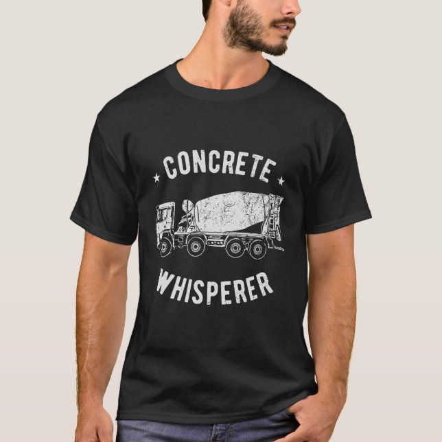 Camiseta Finalizador De Concreto Y Trabajador De Concreto (Anverso)