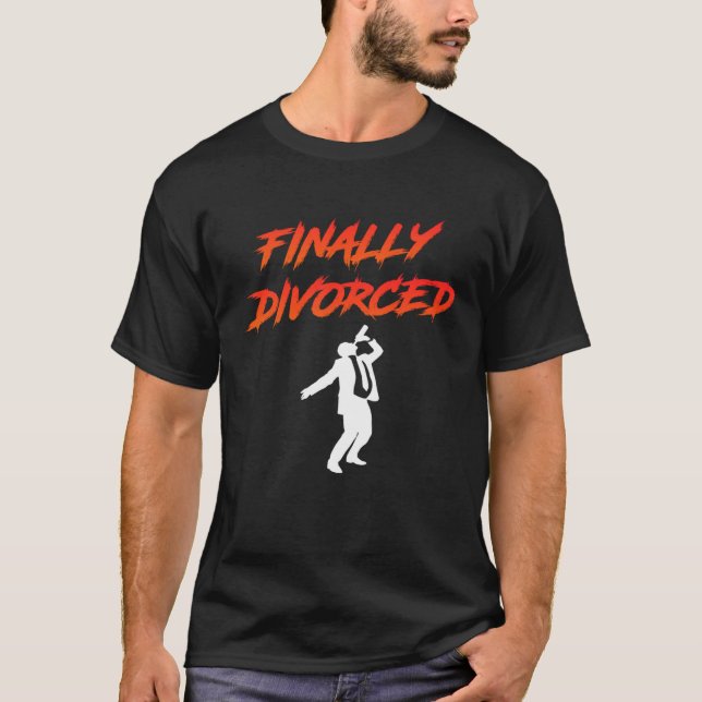 Camiseta Finally Divorced Ex Husband Divorce Pary Men (Anverso)