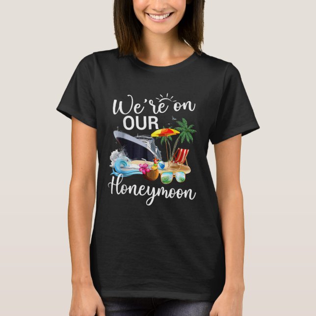 Camiseta Finalmente, En Nuestra Luna De Miel, Vaca Romántic (Anverso)