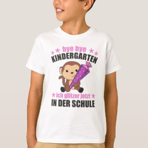 Camiseta Finalmente escuela de monos escolares Purpurina Co
