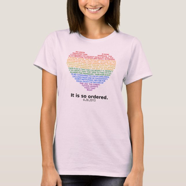 Camiseta finalmente igual de las señoras (Anverso)