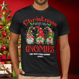 Camiseta Finalmente Navidades con mi hogar familiar Gnomies
