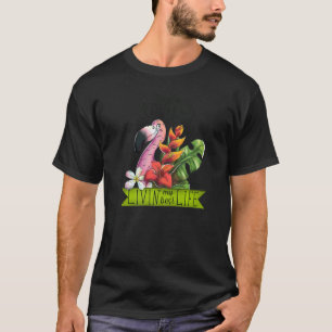 Camiseta Finalmente Retirado 2022 Flamingo Tropical Floral