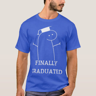 Camiseta Finalmente se graduó divertido
