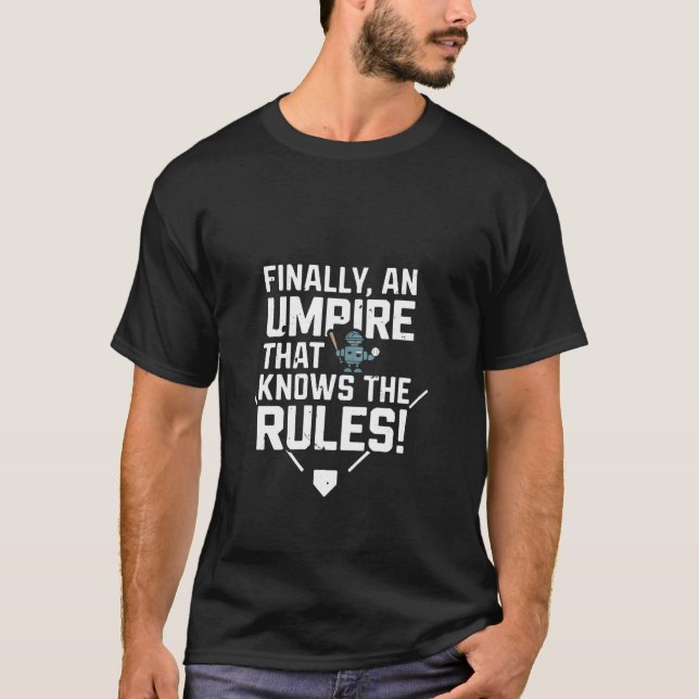 Camiseta Finalmente un árbitro que conoce las reglas Humor  (Anverso)