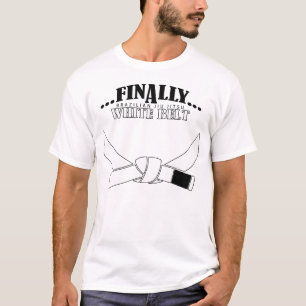 Camiseta Finalmente, ¡¡¡Un Cinturón Blanco BJJ!!!
