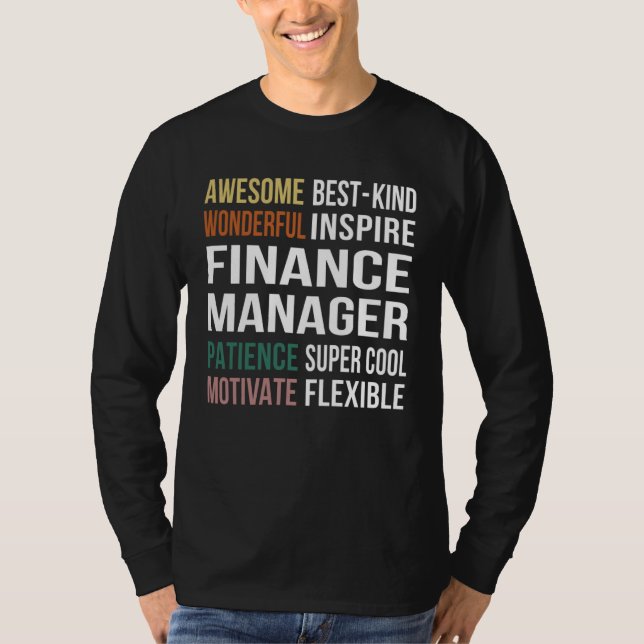 Camiseta Finance Manager  Appreciation (Anverso)