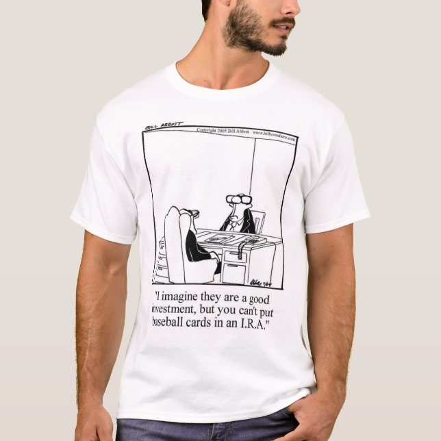 Camiseta financiera divertida (Anverso)