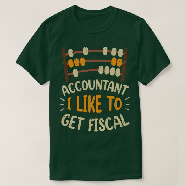 Camiseta Finanzas Contabilidad CPA Administración de Impues (Diseño del anverso)